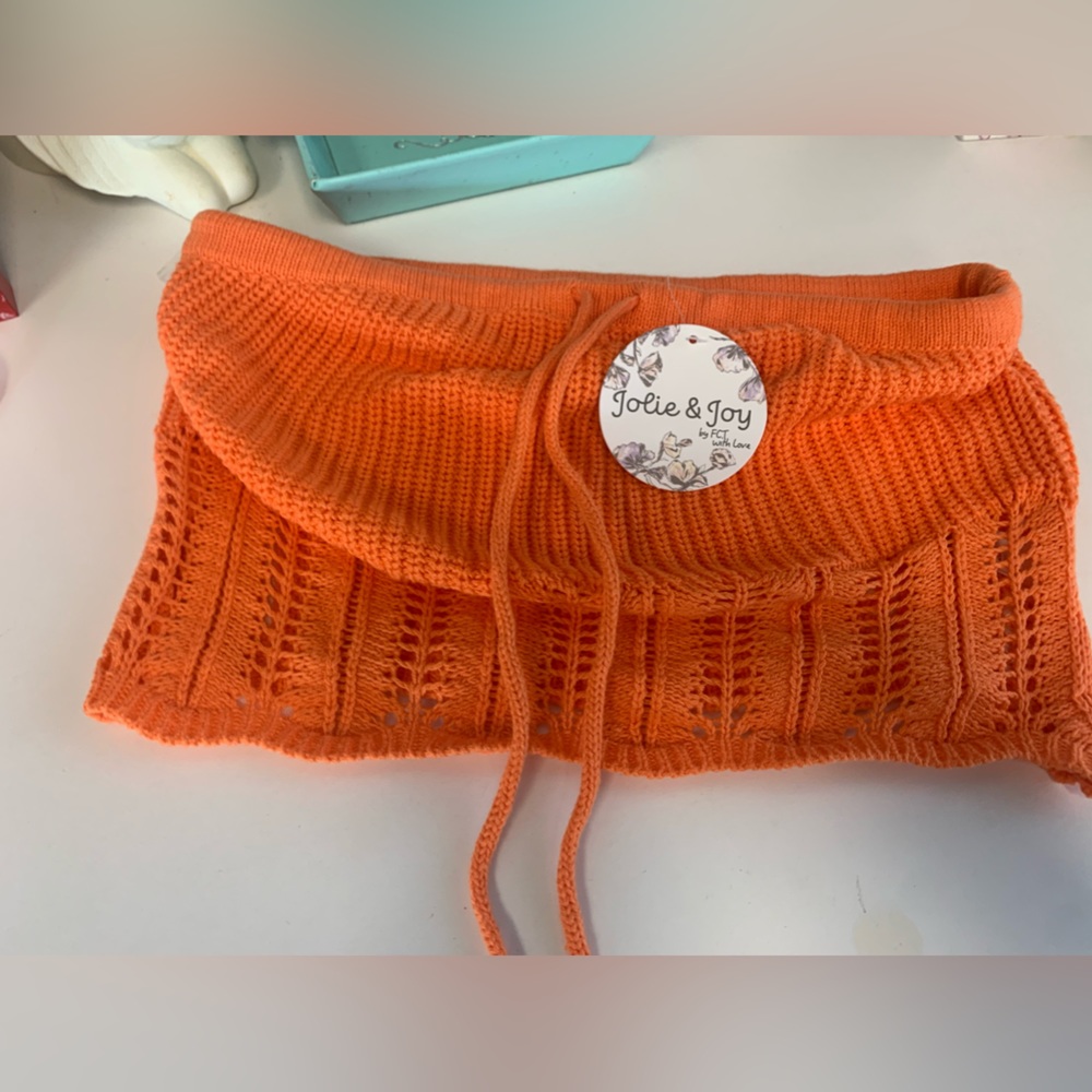 NWT Size Large Jolie and Joy Orange Tank Top